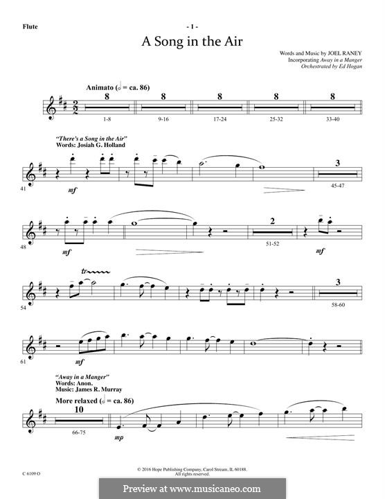 A Song in The Air: Flute part by Joel Raney