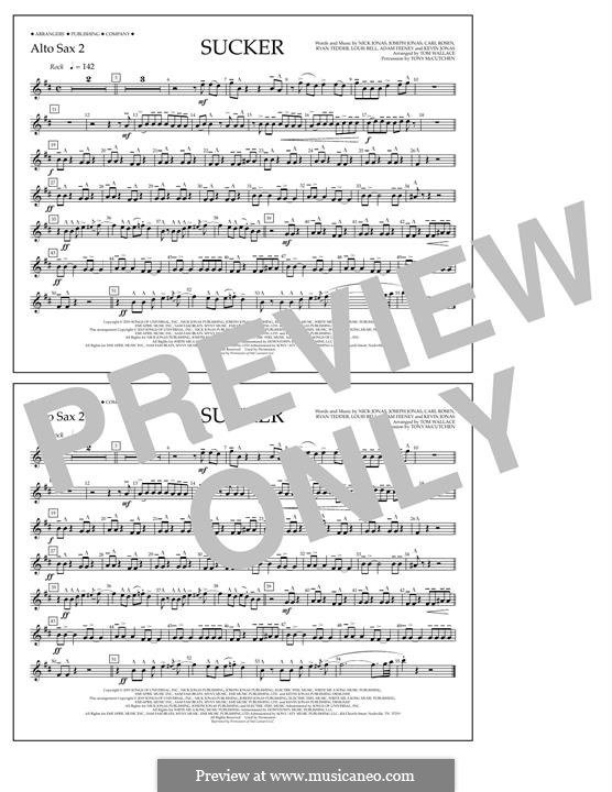 Marching Band version: Alto Sax 2 part by Joseph Jonas, Kevin Jonas Sr., Nicholas Jonas, Ryan B Tedder, Louis Bell, Frank Dukes