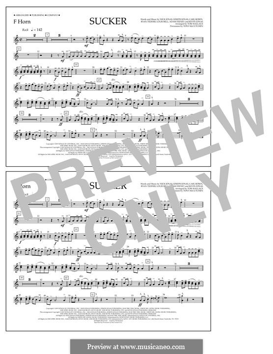 Marching Band version: F Horn part by Joseph Jonas, Kevin Jonas Sr., Nicholas Jonas, Ryan B Tedder, Louis Bell, Frank Dukes