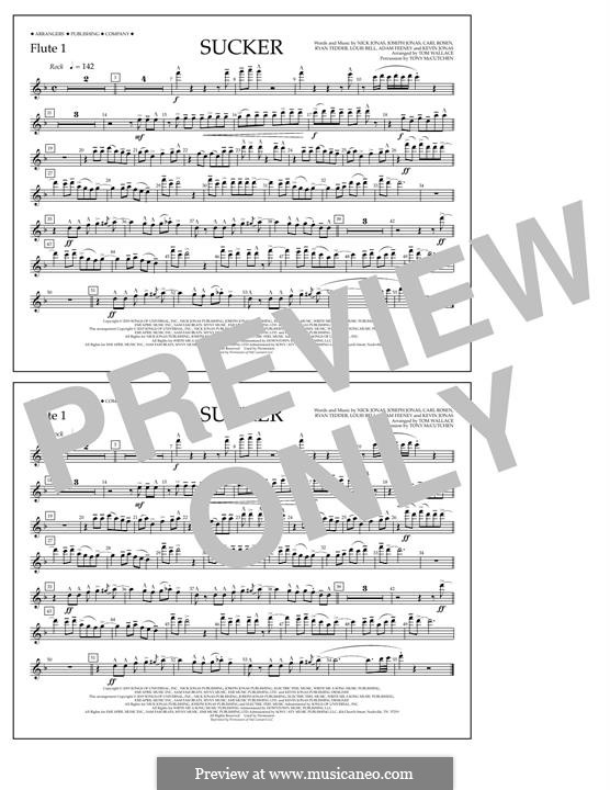 Marching Band version: Flute 1 part by Joseph Jonas, Kevin Jonas Sr., Nicholas Jonas, Ryan B Tedder, Louis Bell, Frank Dukes