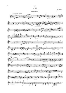 String Quartets, Op.39: Quintet No.3 in D Major – violin II part, G.339 by Luigi Boccherini