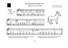 Der Kuckuck und der Esel: Der Kuckuck und der Esel by Carl Friedrich Zelter