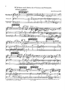 Gradus ad parnassum, Op.52: Book II, for two violins and viola (or cello) by Jakob Dont