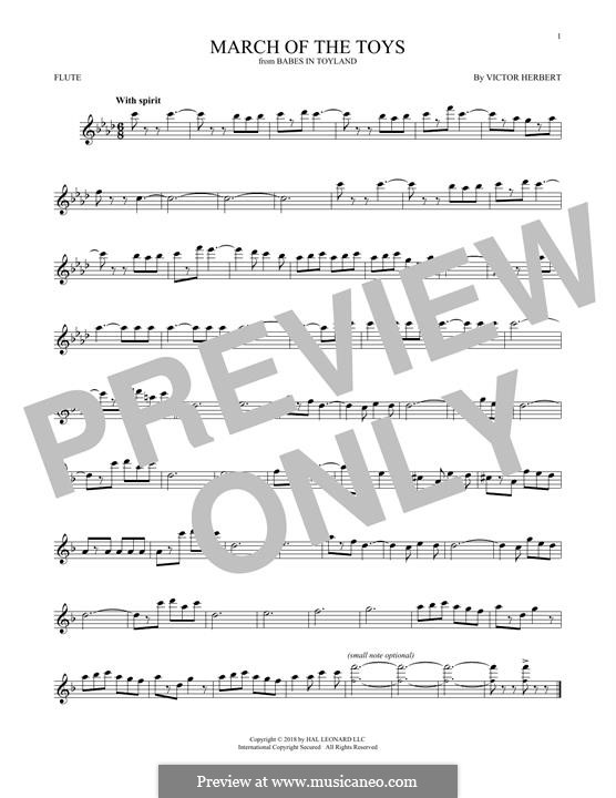 March of the Toys: For flute by Victor Herbert