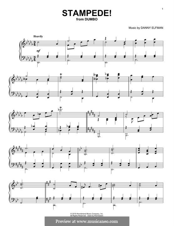 Stampede! (from the Motion Picture Dumbo): Stampede! (from the Motion Picture Dumbo) by Danny Elfman