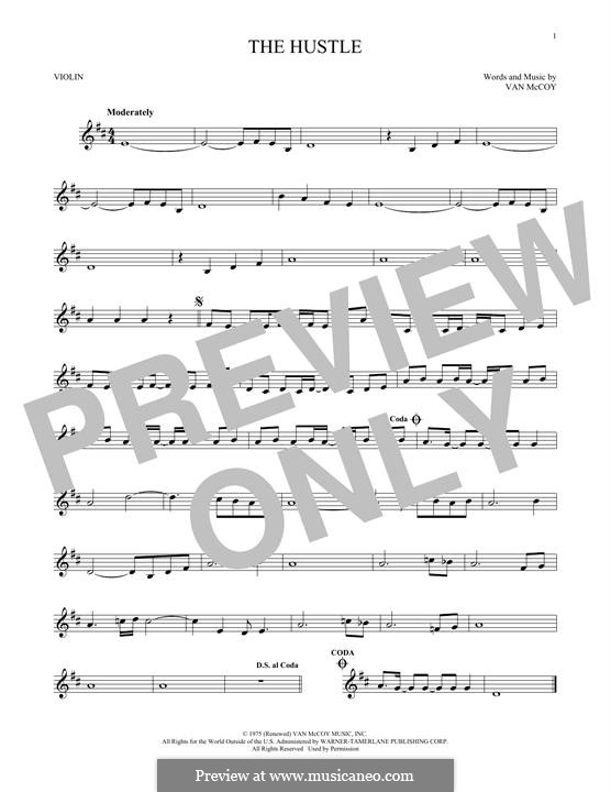 The Hustle: For violin by Van McCoy
