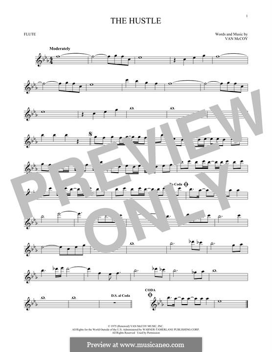 The Hustle: For flute by Van McCoy