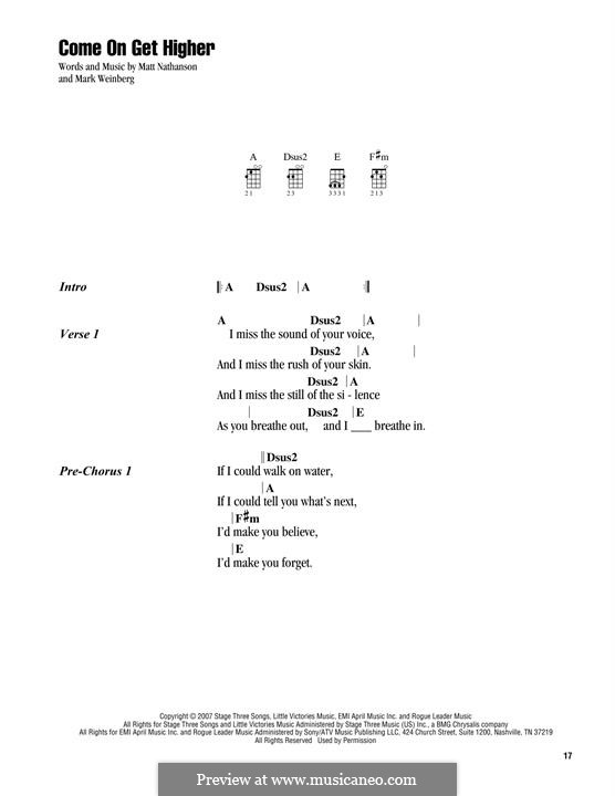 Come On Get Higher: For ukulele by Mark Weinberg