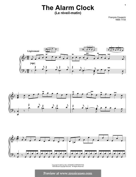 Quatrième ordre: Le Reveil-Matin (The Alarm Clock) by François Couperin