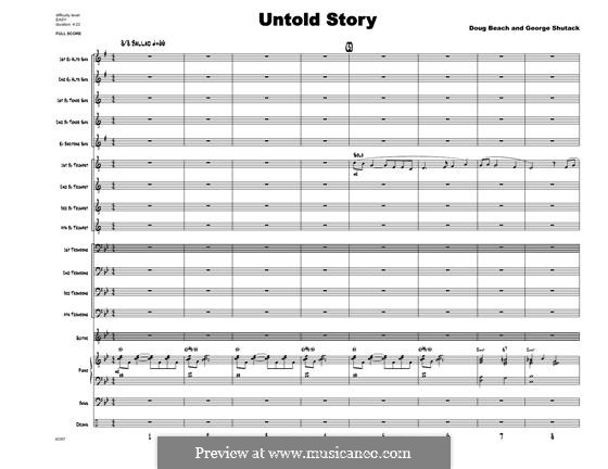 Untold Story: Full Score by Doug Beach, George Shutack