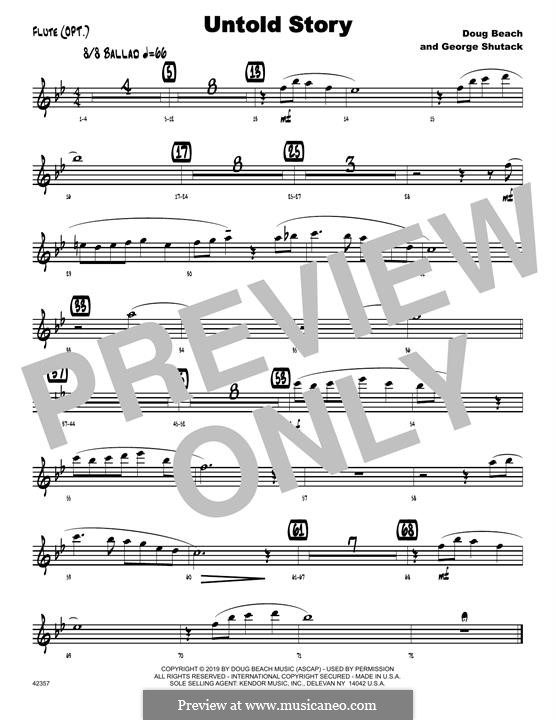 Untold Story: Flute part by Doug Beach, George Shutack