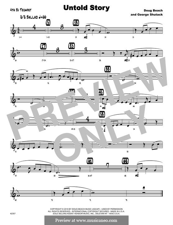 Untold Story: 4th Bb Trumpet part by Doug Beach, George Shutack