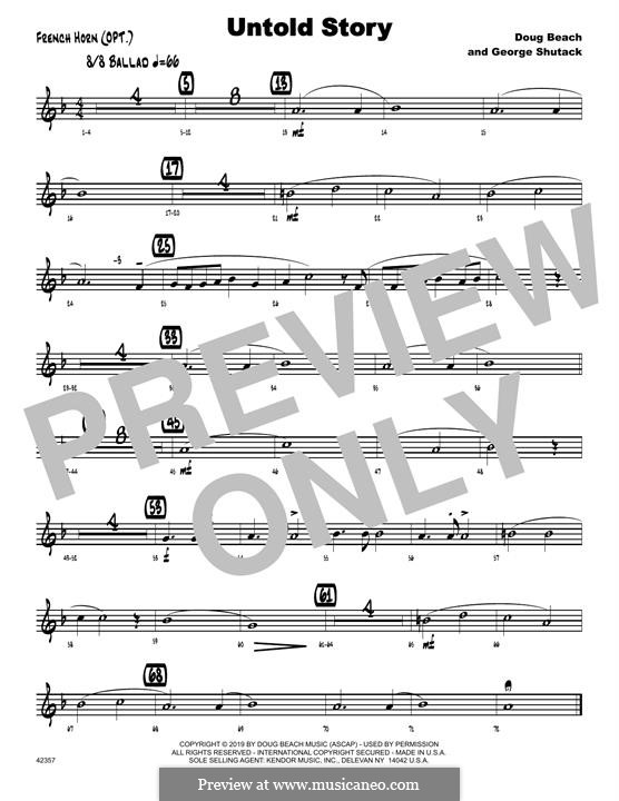 Untold Story: Horn in F part by Doug Beach, George Shutack