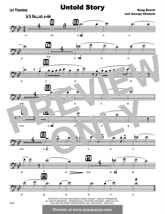Untold Story: 1st Trombone part by Doug Beach, George Shutack