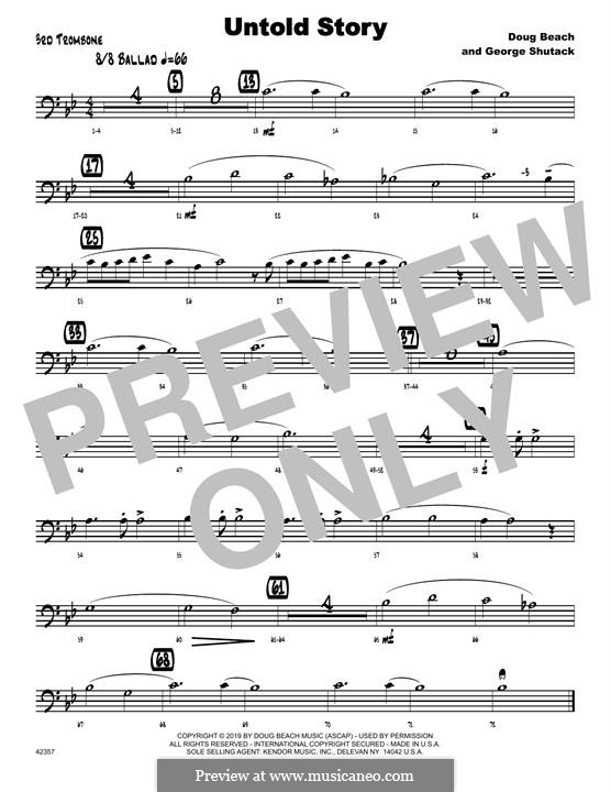 Untold Story: 3rd Trombone part by Doug Beach, George Shutack
