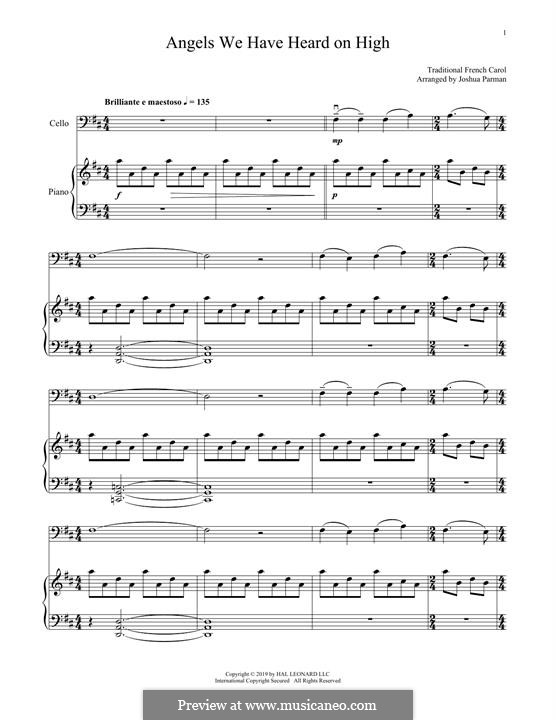 Two instruments version: For cello and piano by folklore