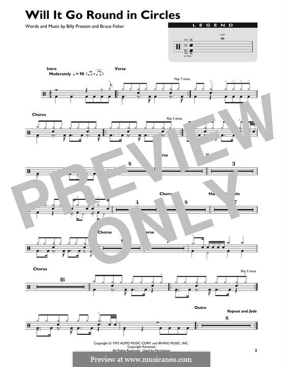 Will It Go Round in Circles (Billy Preston) by B. Fisher on MusicaNeo