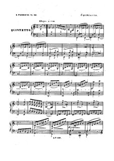 Piano Quintet No.1, Op.30: Piano part by Louise Farrenc