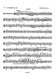Piano Quintet No.1, Op.30: Viola part by Louise Farrenc