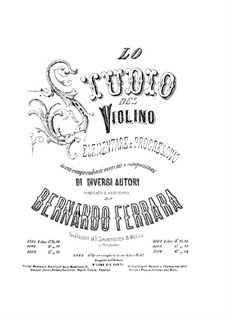 Elementary and Progressive Violin School: Complete set by Bernardo Ferrara