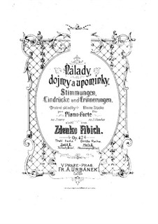 Book 2, Op.47 No.27-44: Book 2 by Zdeněk Fibich