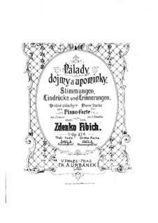 Book 3, Op.47 No.45-55: Book 3 by Zdeněk Fibich