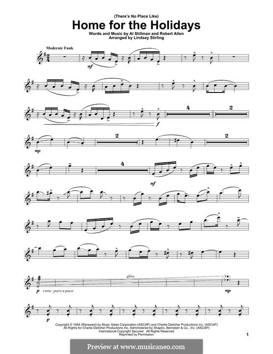 Instrumental version: For violin by Robert Allen