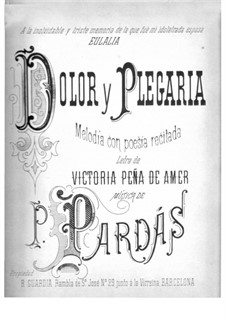 Dolor y Plegaria: Dolor y Plegaria by Primitivo Pardás y Font