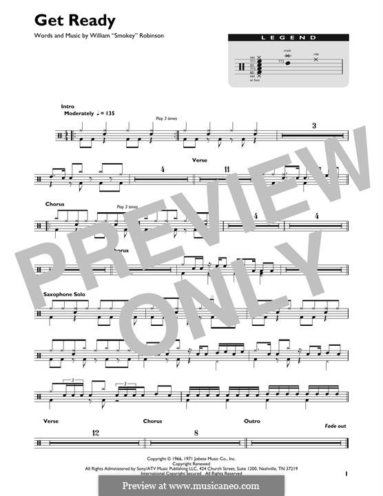 Get Ready (Rare Earth): Drum set by Smokey Robinson