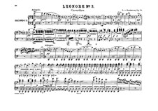 Leonore. Overture No.3, Op.72b: Version for two pianos eight hands – piano II part by Ludwig van Beethoven