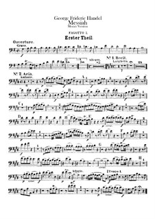 Complete Oratorio: Bassoons parts by Georg Friedrich Händel