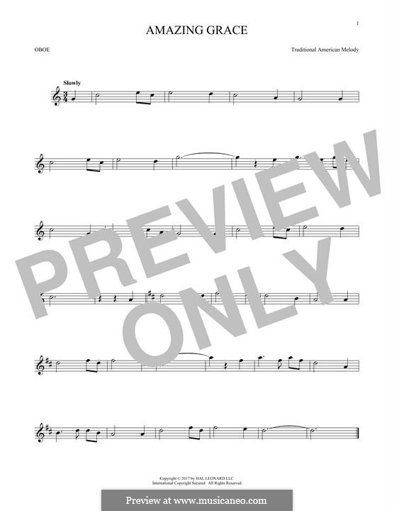 For one instrument (printable scores): For oboe by folklore