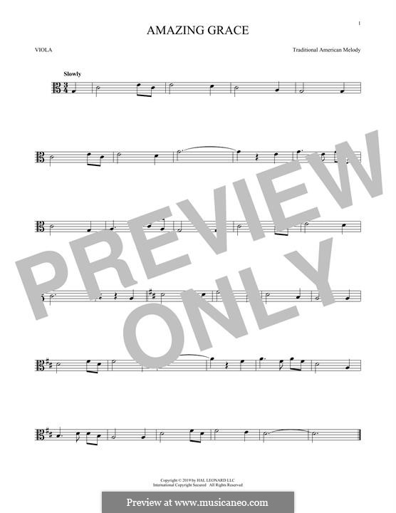 For one instrument (printable scores): For viola by folklore