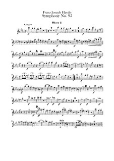 Symphony No.95 in C Minor, Hob.I/95: Oboes parts by Joseph Haydn
