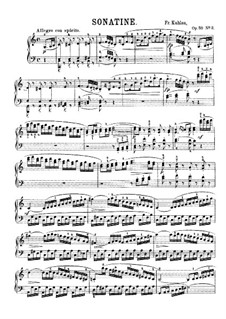 Three Sonatinas for Piano, Op.59: Sonatina No.3 by Friedrich Kuhlau