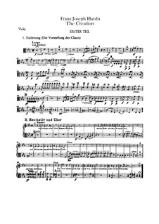 The Creation, Hob.XXI/2: Viola part by Joseph Haydn