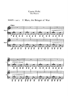 Complete Suite: Harps I-II part by Gustav Holst