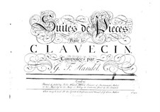 Complete set, HWV 426-433: For harpsichord by Georg Friedrich Händel