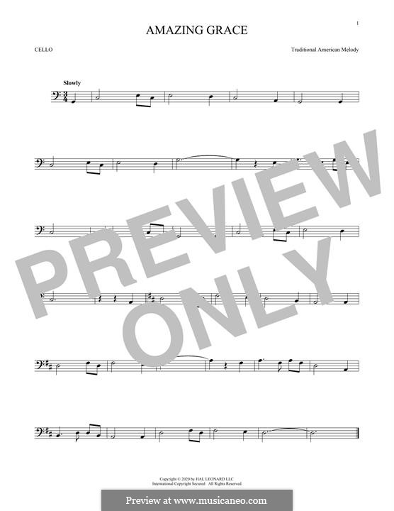 For one instrument (printable scores): For cello by folklore
