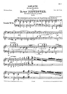 Sonata for Piano No.27, Op.90: For a single performer by Ludwig van Beethoven