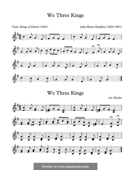 Instrumental version: For marimba by John H. Hopkins Jr.