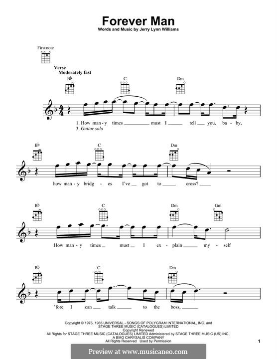 Pretending (Eric Clapton) by J.L. Williams - sheet music on MusicaNeo