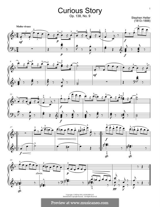Album for the Young, Op.138: No.9 Curious Story by Stephen Heller