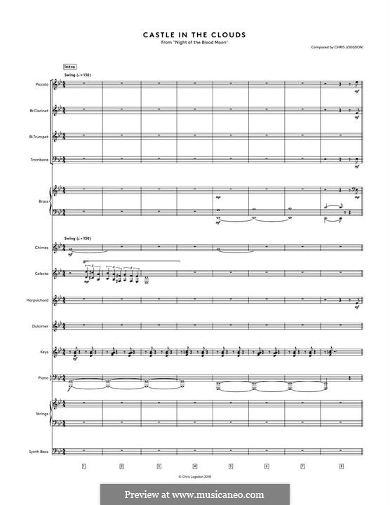 Castle in the Clouds (from Night of the Blood Moon): Full Score by Chris Logsdon