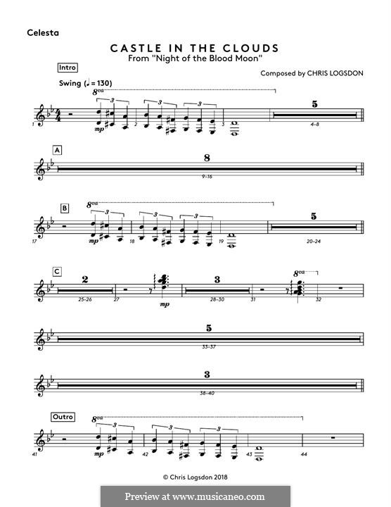 Castle in the Clouds (from Night of the Blood Moon): Celesta part by Chris Logsdon