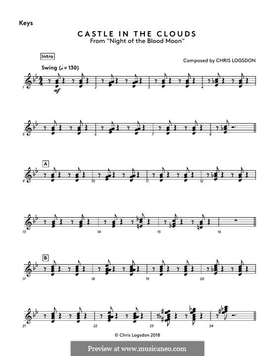 Castle in the Clouds (from Night of the Blood Moon): Keys part by Chris Logsdon