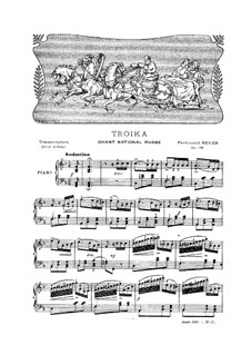 Bluettes du Nord, Op.103: No.6 Troika by Ferdinand Beyer