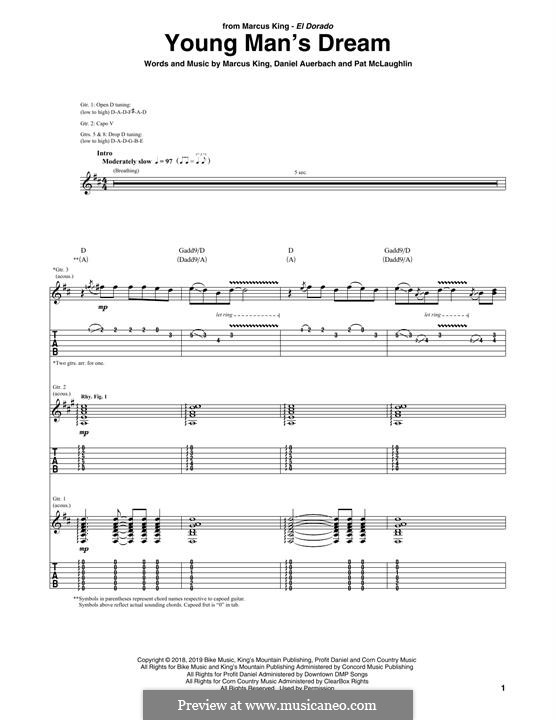 Young Man's Dream (Marcus King): Young Man's Dream (Marcus King) by Daniel Auerbach, Pat McLaughlin, Marcus King
