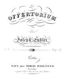 Magna et mirabilia sunt opera, HV 108: Magna et mirabilia sunt opera by Joseph Eybler