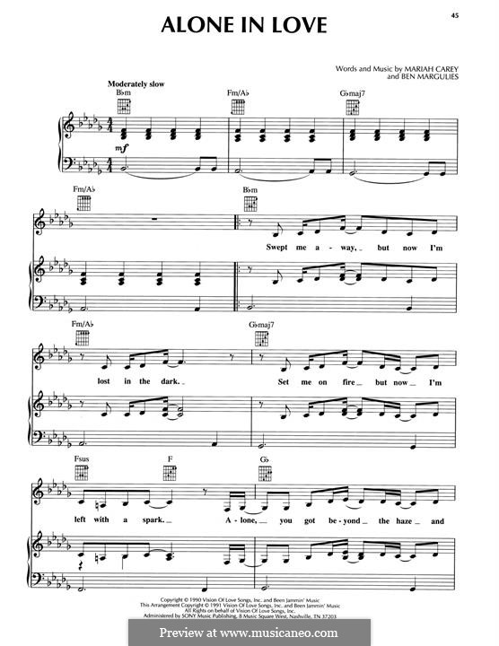 Alone In Love: Alone In Love by Ben Margulies, Mariah Carey